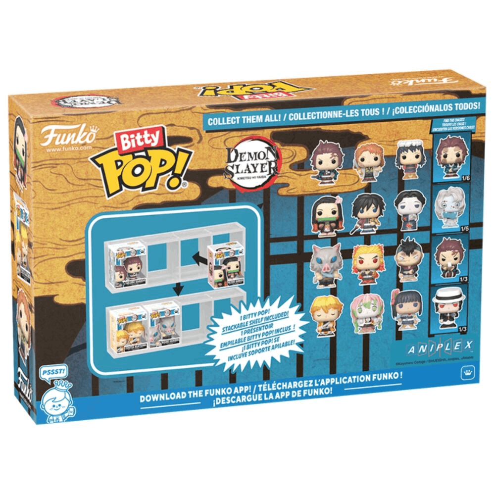 Funko Bitty POP: Demon Slayer- Tanjiro 4pk