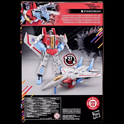 Hasbro Exclusive Transformers Studio Series MTMTE Collection The Transformers: The Movie Voyager Class Starscream