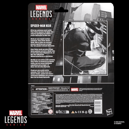 Hasbro Exclusive Marvel Legends Series Retro Cardback 6" Spider-Man Noir