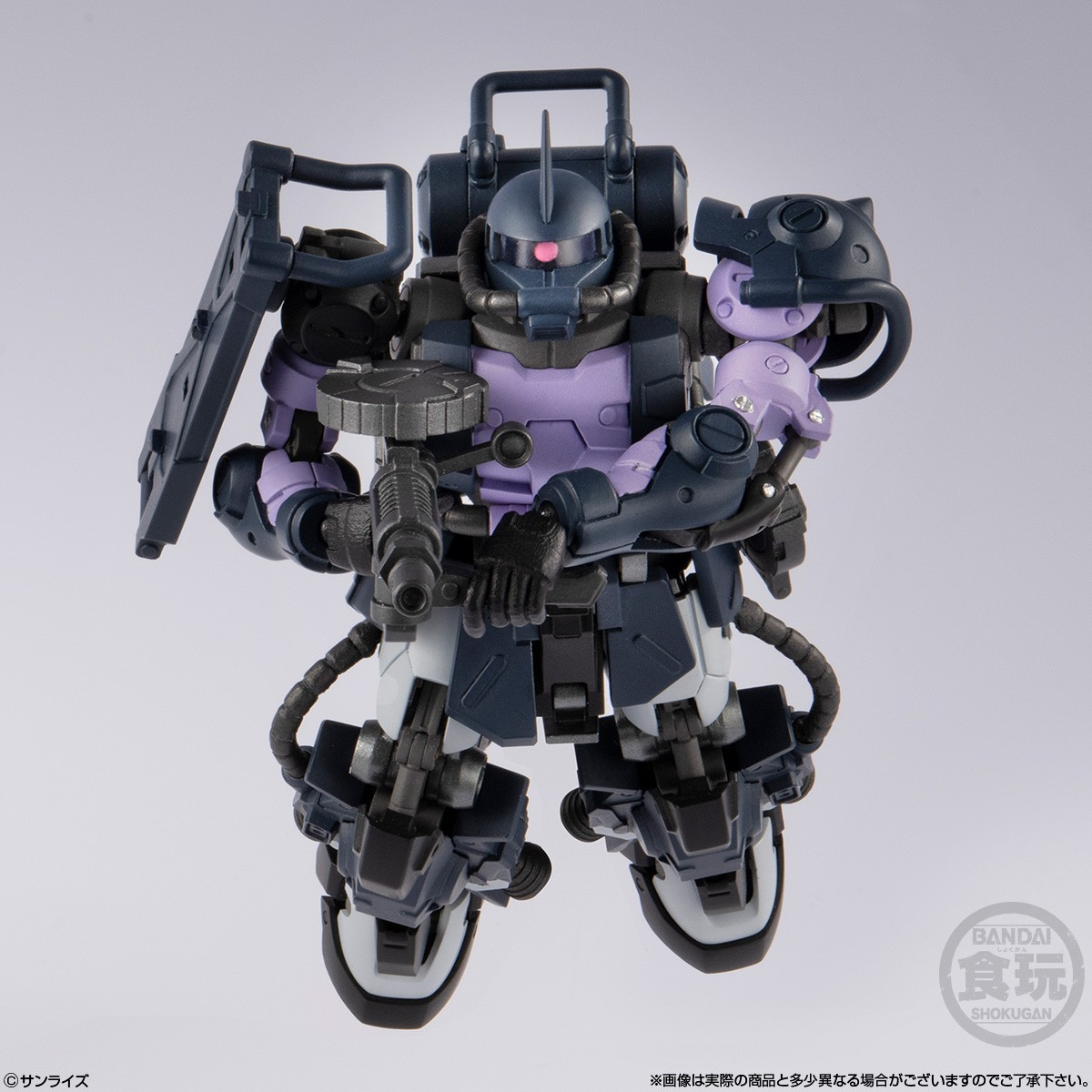 Bandai Candy Toy Gundam Artifact PRO High Mobility Type Zaku II (Black Triple Star Specification) (Y26-103)