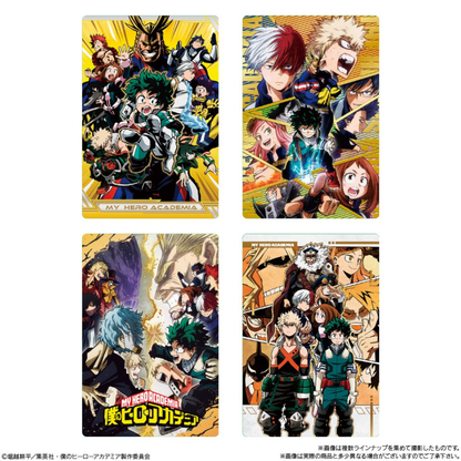 Bandai Candy Toy  My Hero Academia anime card soft cookies