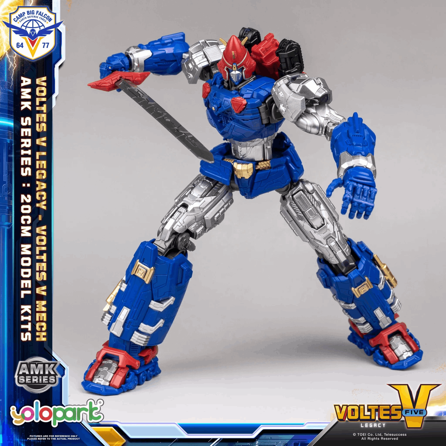Yolopark The Voltes V Legacy : AMK Series Voltes V Legacy Mech Model Kit