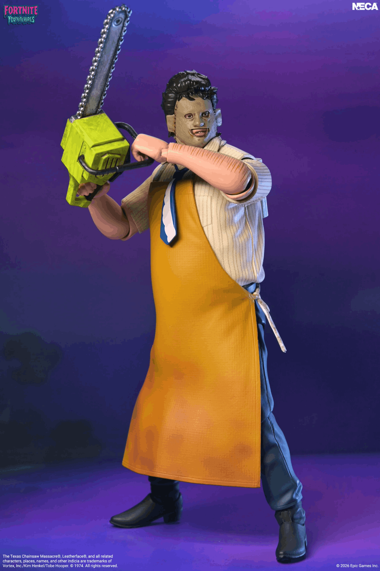 Neca FORTNITE/TEXAS CHAINSAW MASSACRE -  7 INCH SCALE ACTION FIGURE -  LEATHERFACE