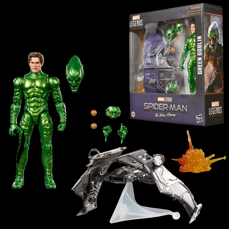 Hasbro Marvel Legends Series Spider-Man: No Way Home 6" Green Goblin.