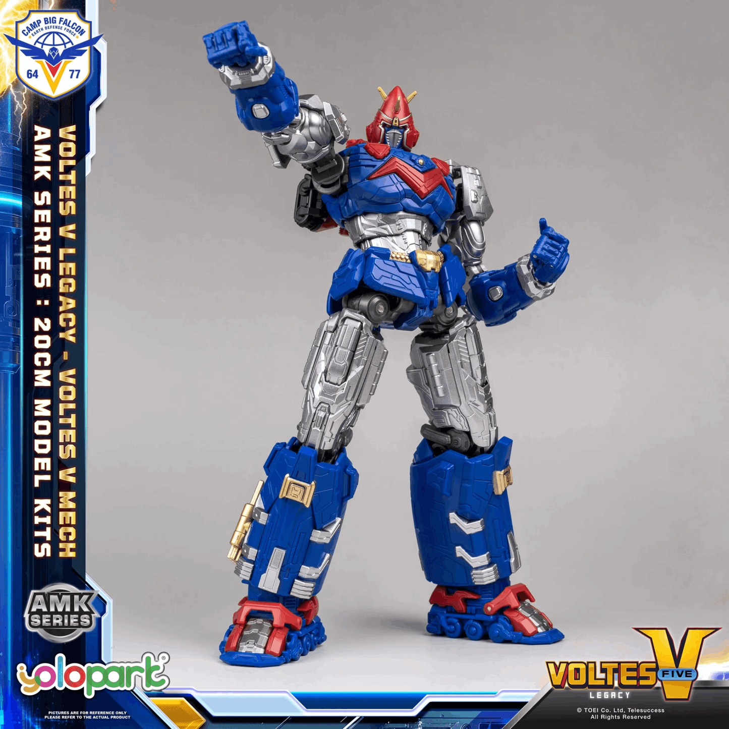 Yolopark The Voltes V Legacy : AMK Series Voltes V Legacy Mech Model Kit