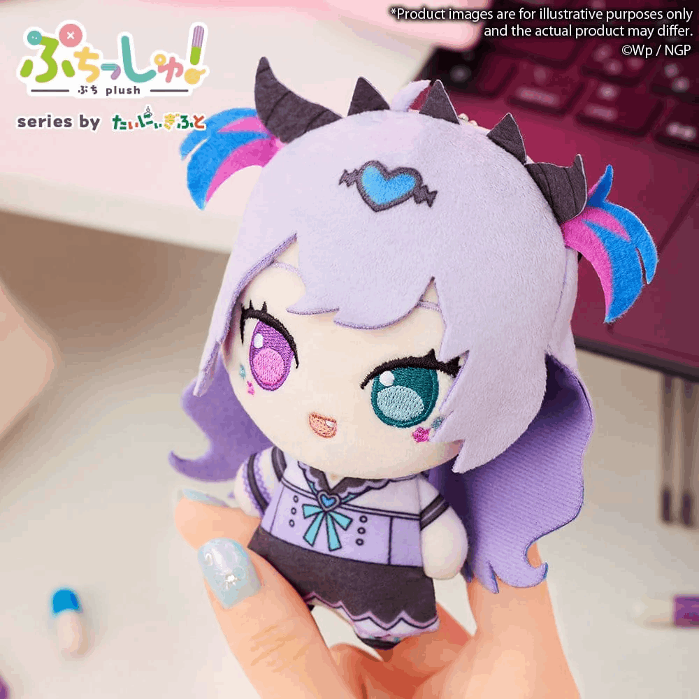 Bushiroad Creative Needy Girl Overdose Puchish! Plush Figure Purple Lollipop