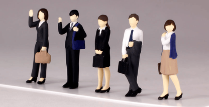PLUM PMOA 1/80 Super Mini Figure2 Expert Company Employee Set