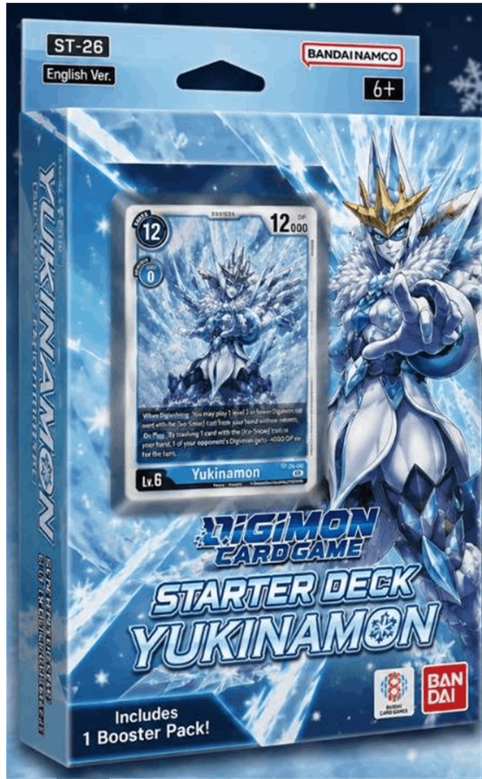 Bandai Carddass DIGIMON CARD GAME Starter Deck -Yukinamon- [ST-26] [AE]