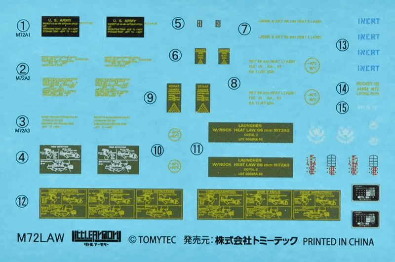 Takara Tomy 1/12 Little Armory [LA106] M72LAW Type