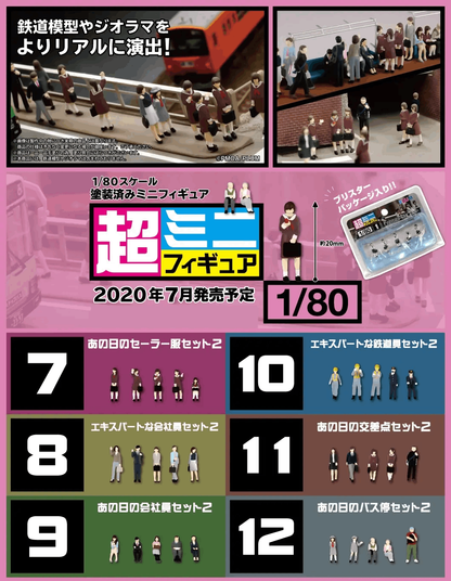 PLUM PMOA 1/80 Scale super minifigure series10 Expert Railway Worker Set 2