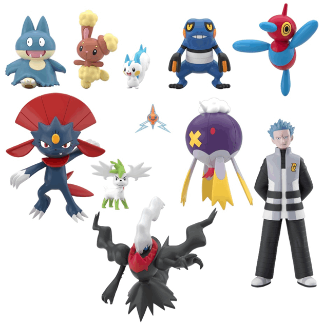 Bandai Candy Toy POKÉMON SCALE WORLD SINNOH REGION 3 W/O GUM