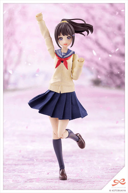 Kotobukiya SOUSAISHOJOTEIEN KIRU PLA Madoka Yuki TOUOU HIGH SCHOOL WINTER CLOTHES 1/10 Plastic Model Kit