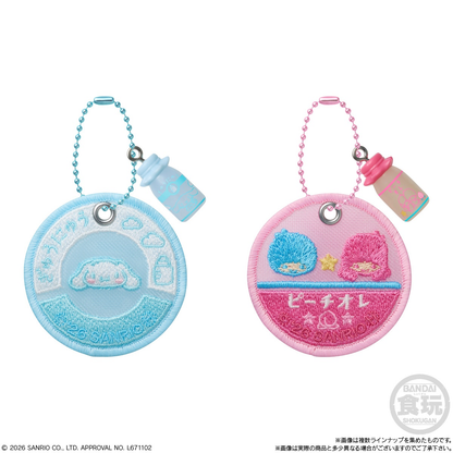 Bandai Candy Toy Sanrio Characters Milk Cap Sheer Charm & Chocolate Biscuits