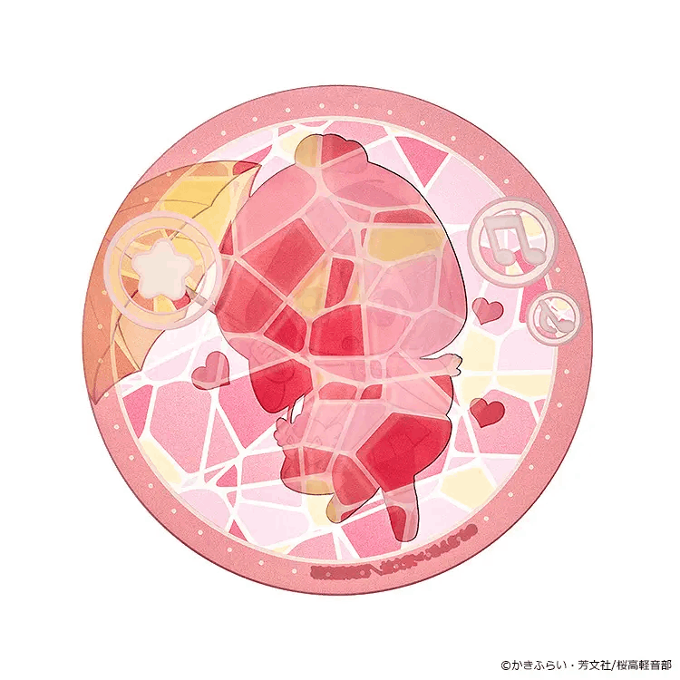 GoodSmile Moment K-ON! Fluffy Rain Series Acrylic Coaster Yui Hirasawa
