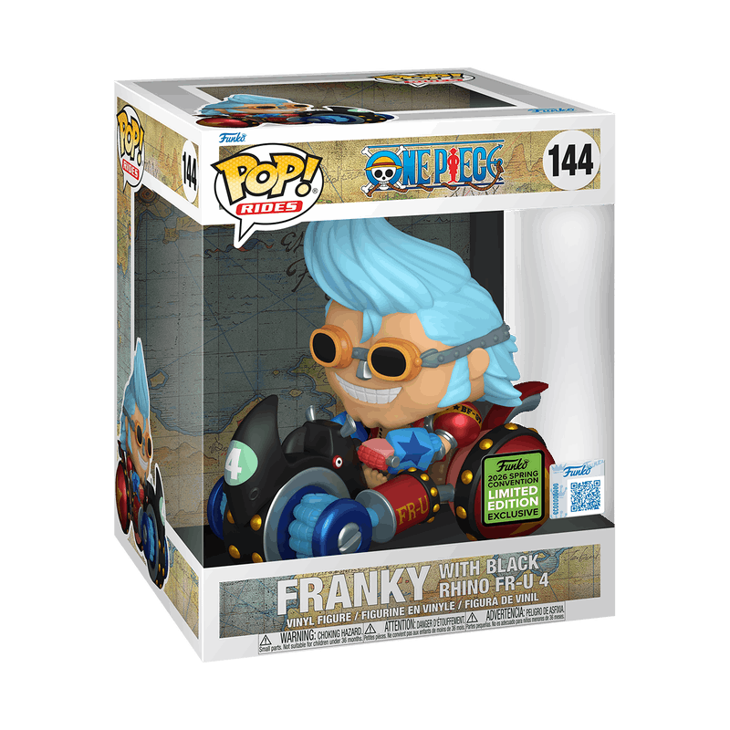 FUNKO - Pop! Rides Deluxe Franky with Black Rhino FR-U 4