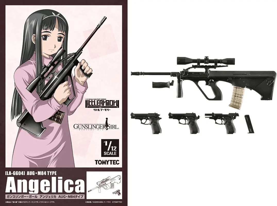 Takara Tomy 1/12 Little Armory [LA-GG04] GUNSLINGER GIRL Angelica AUG / M84 Type