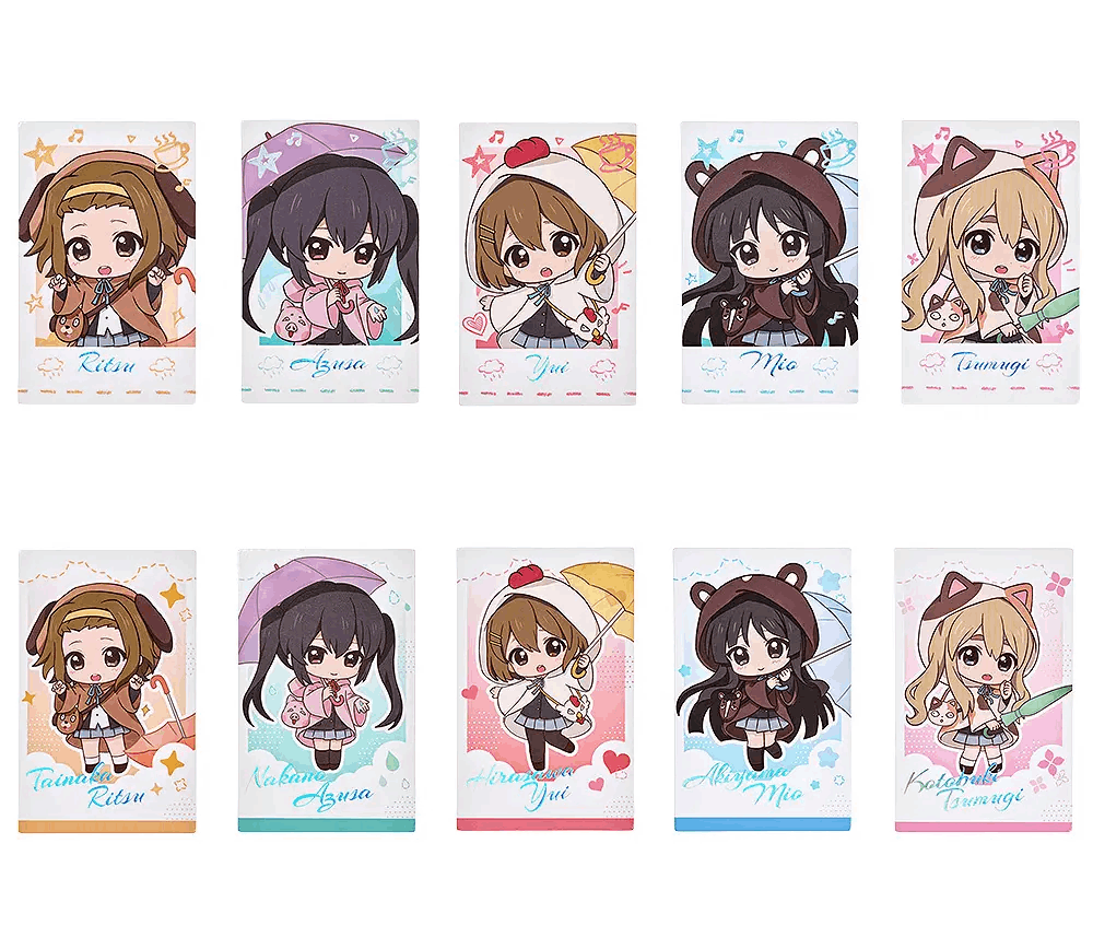 GoodSmile Moment K-ON! Fluffy Rain Series Collectible Instant Photo-Style Card Box