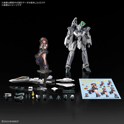 Bandai HG 1/100 VF-31F SIEGFRIED (MESSER IHLEFELD USE) Deluxe Set